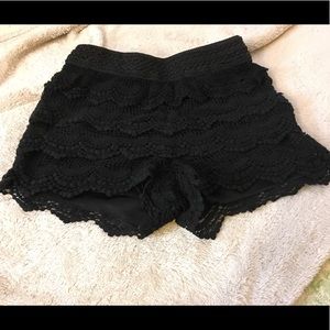 Rue 21 Crocheted Lace Shorts
